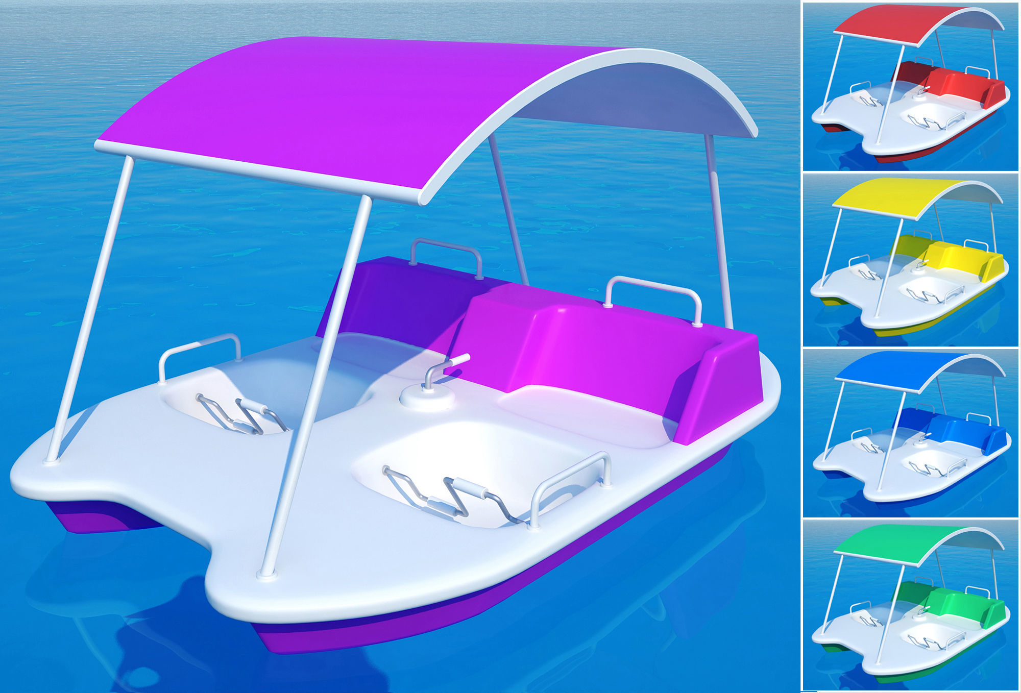 Amusement Park Toys Collection-2 3D model_12