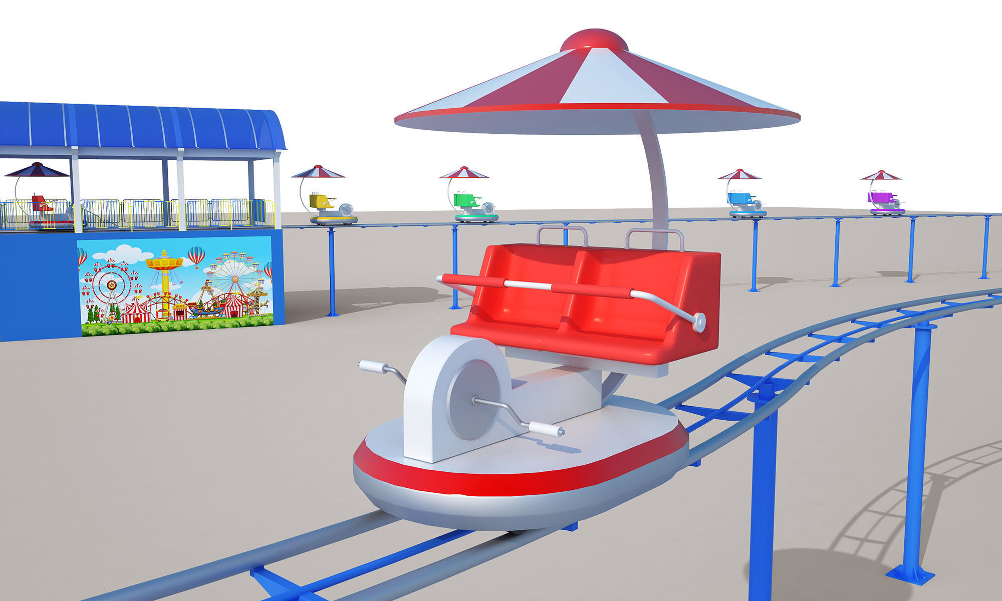 Amusement Park Toys Collection-2 3D model_46