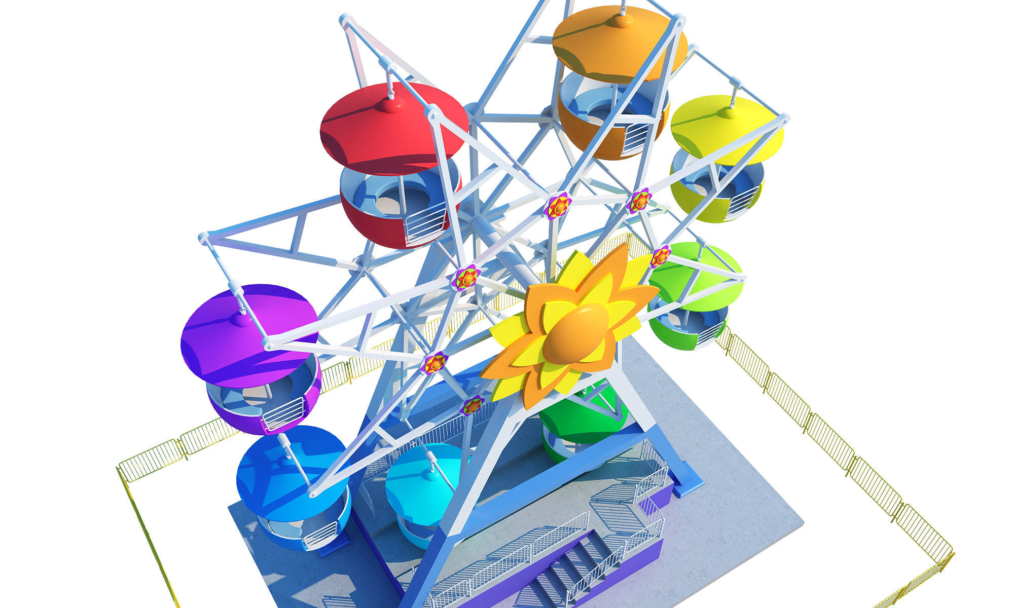 Amusement Park Toys Collection-2 3D model_35