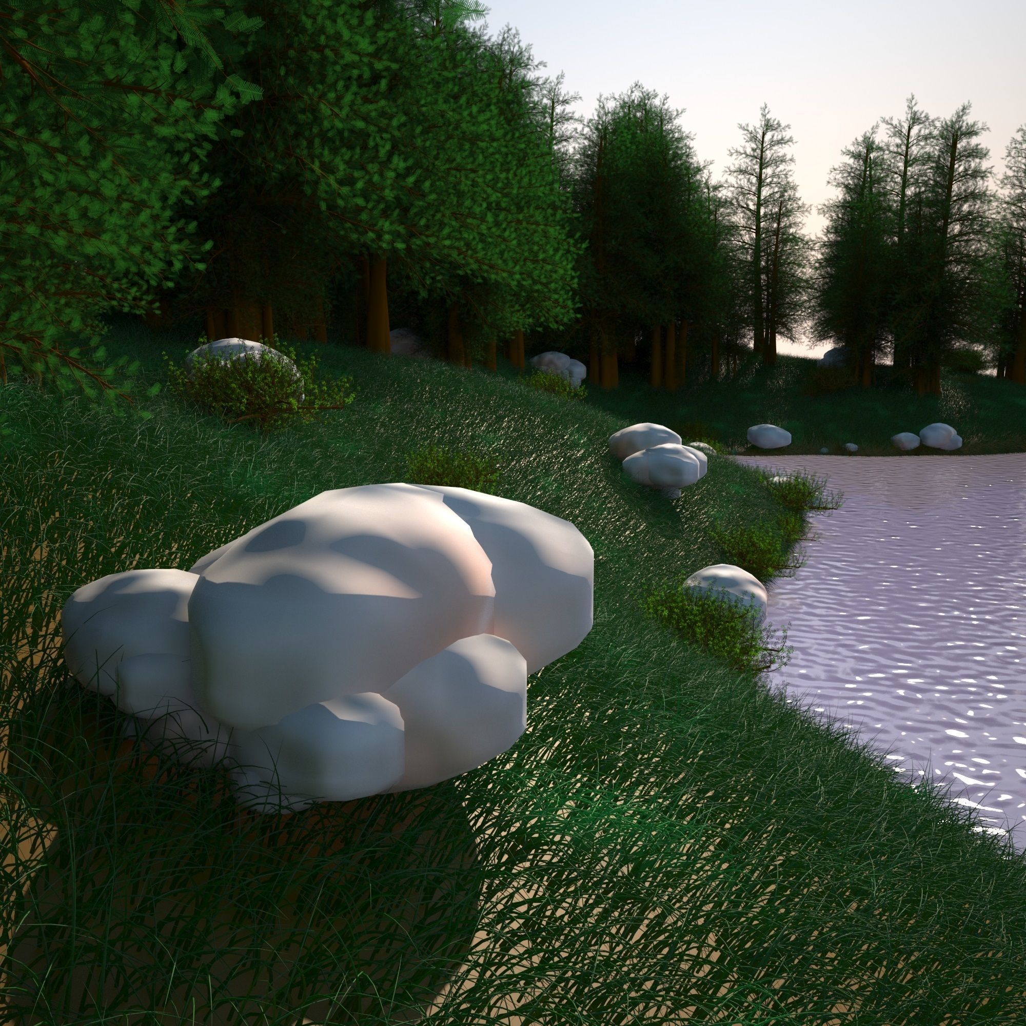 Landscape Model 02 3D model_4
