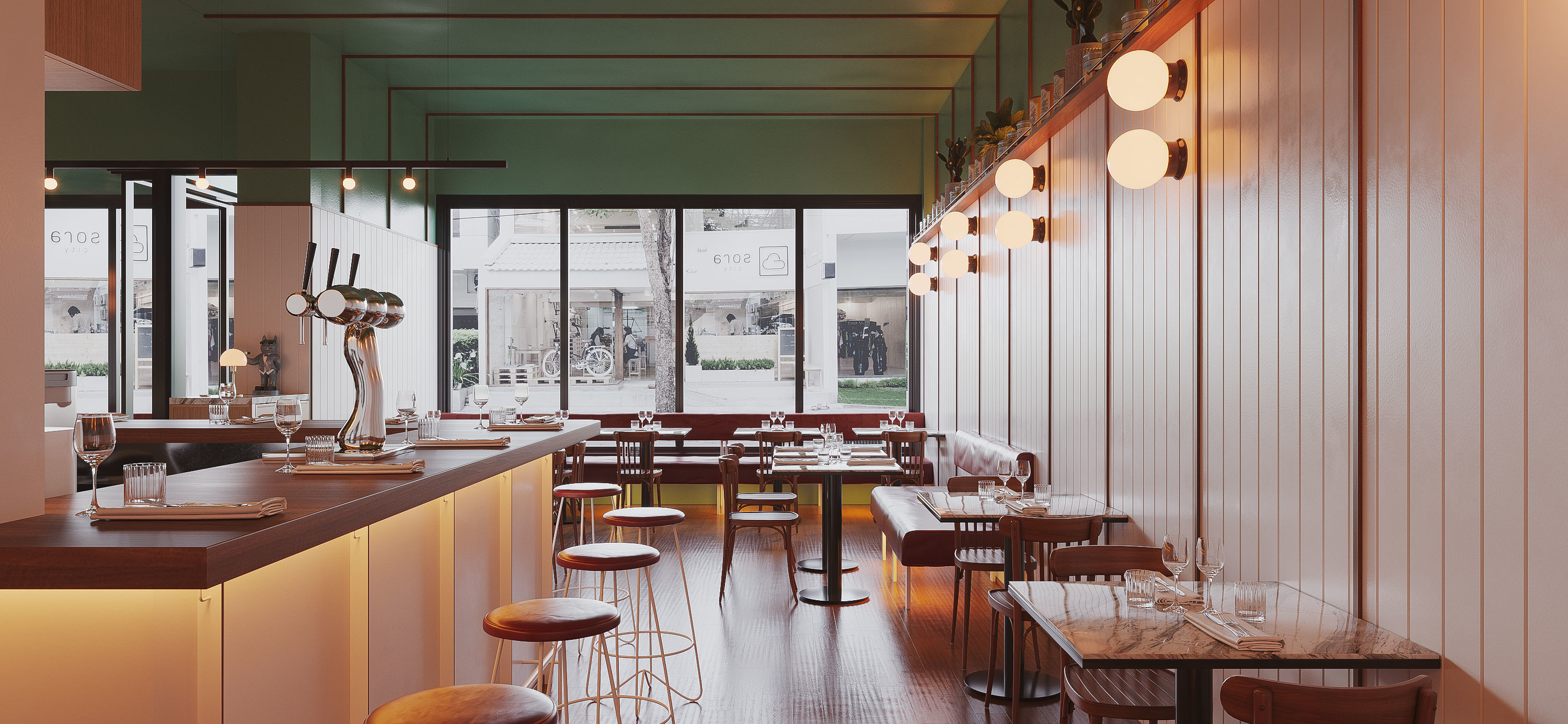 Italianate Pizzeria 3D model_3