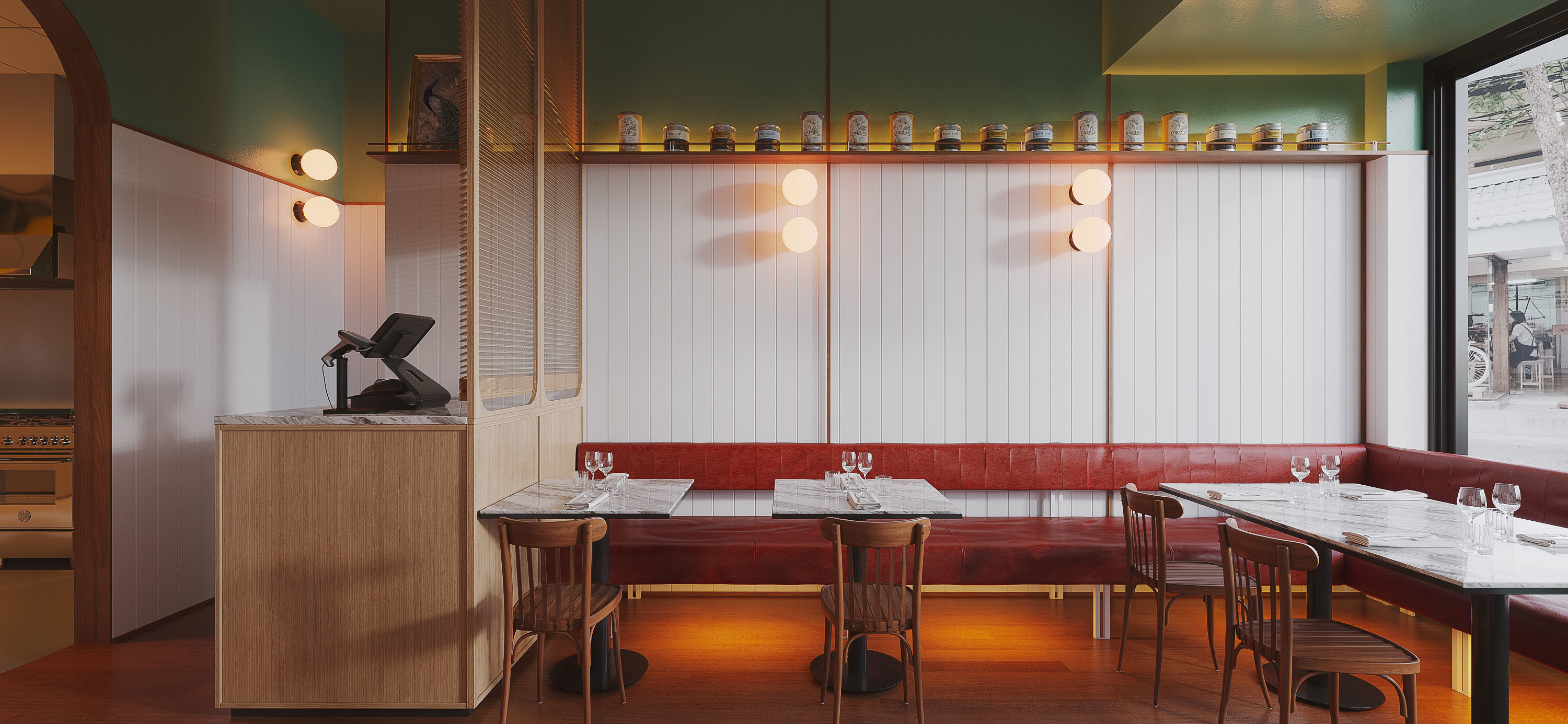 Italianate Pizzeria 3D model_1