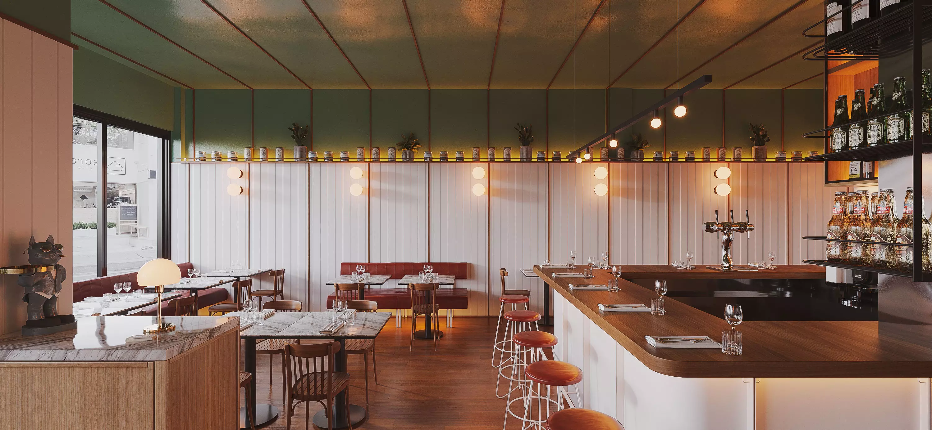 Italianate Pizzeria 3D model_0