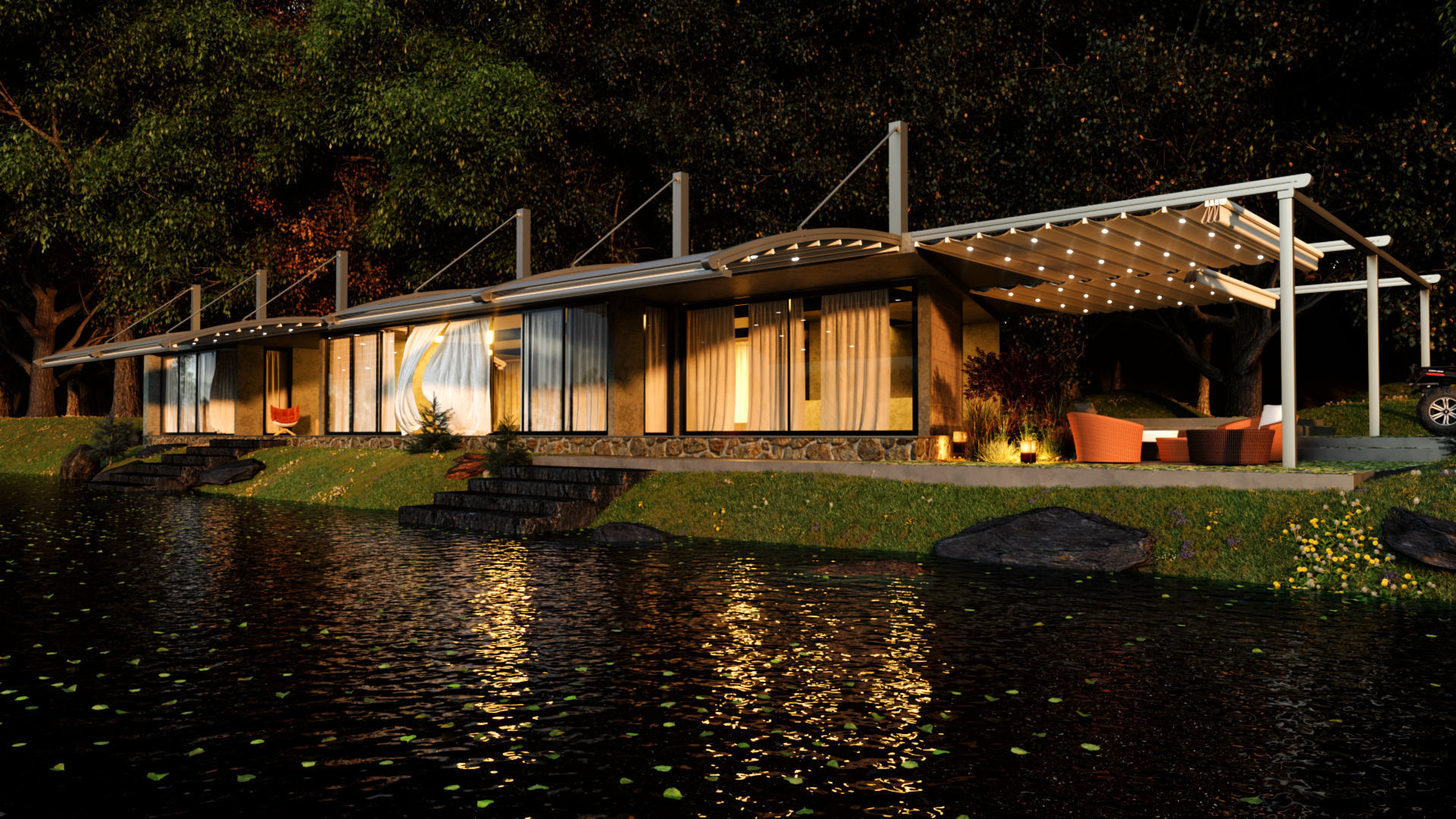 Forest House 3D model_24