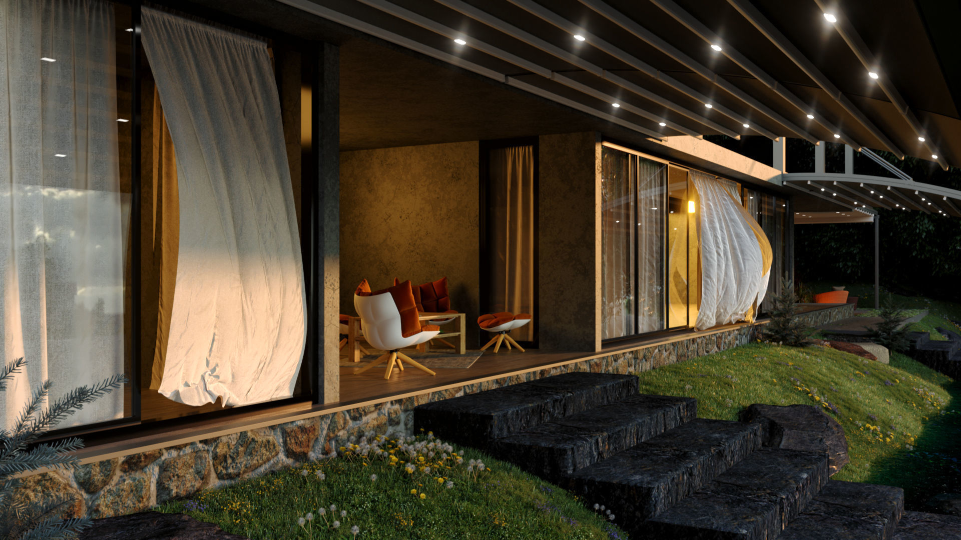 Forest House 3D model_10