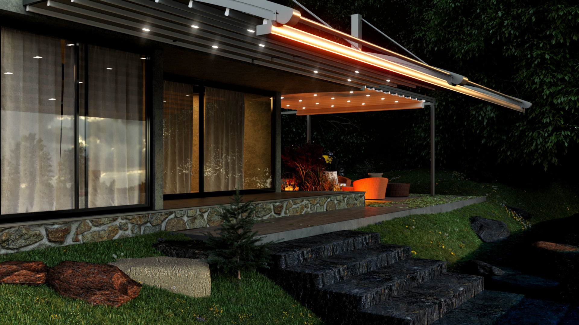 Forest House 3D model_21