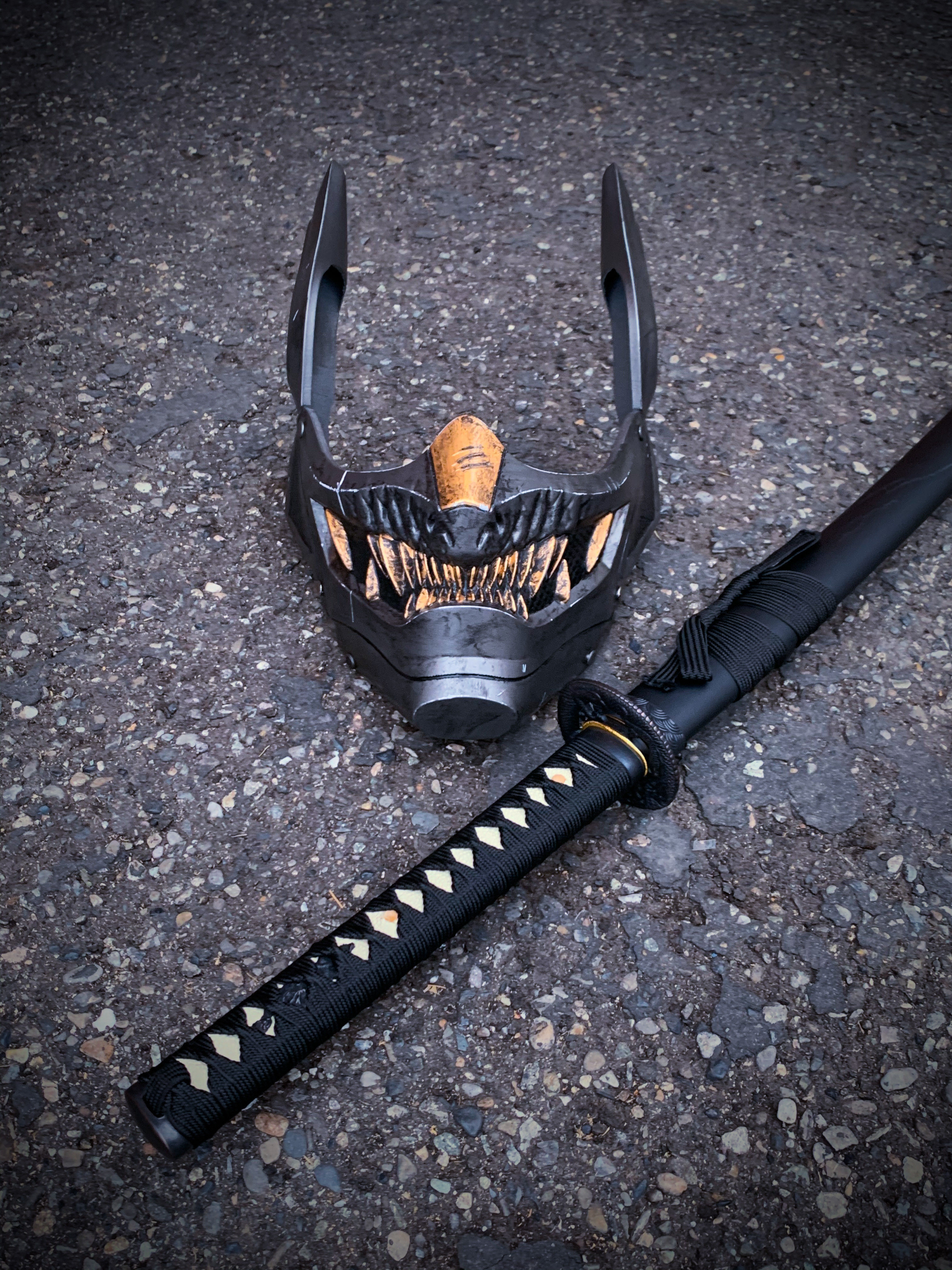 Oni Batman Mask 3D print model_1