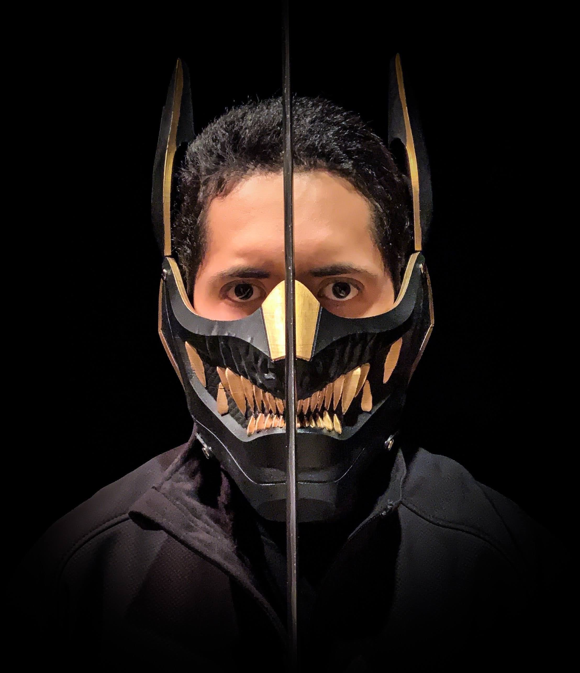 Oni Batman Mask 3D print model_3