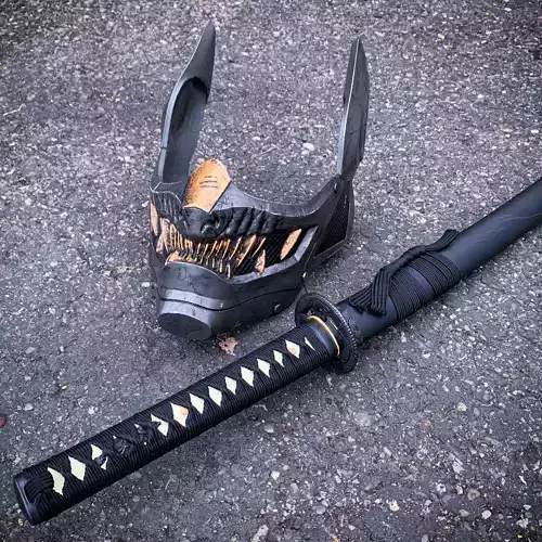 Oni Batman Mask 3D print model