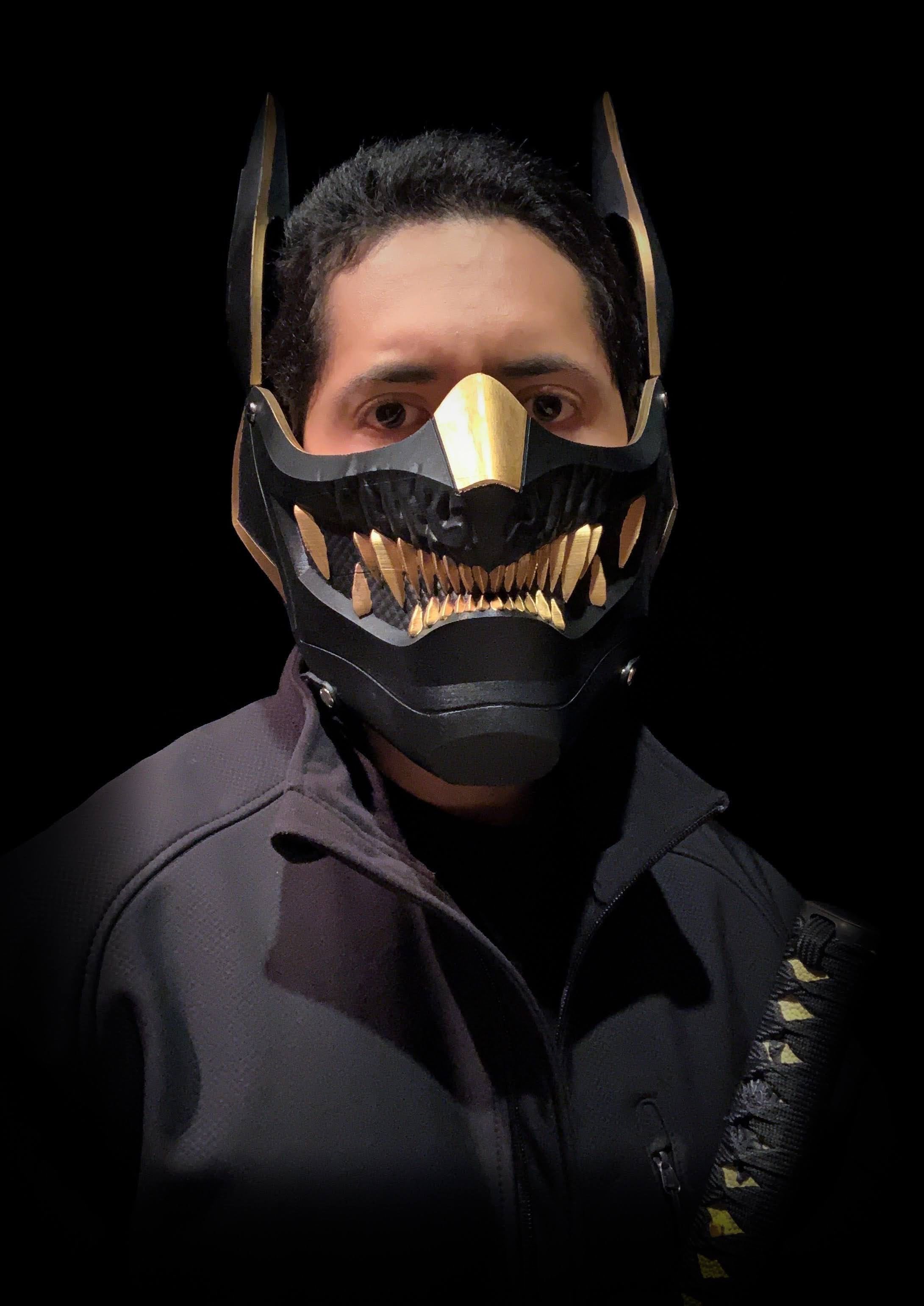 Oni Batman Mask 3D print model_4