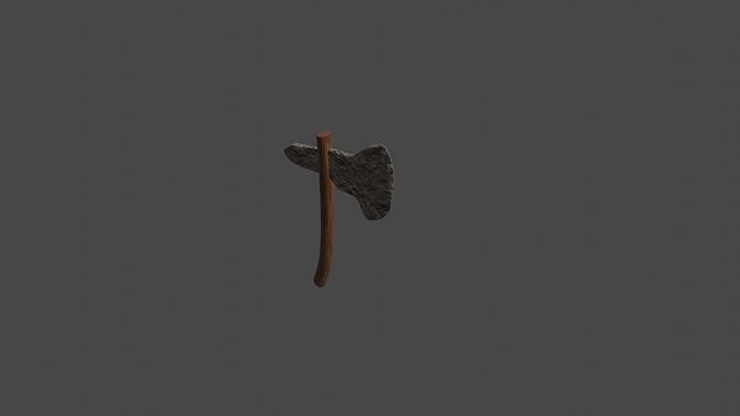 Stone Age Axe 3D model