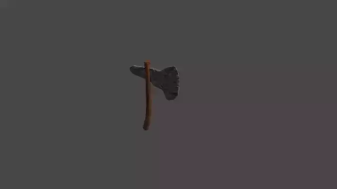 Stone Age Axe 3D model