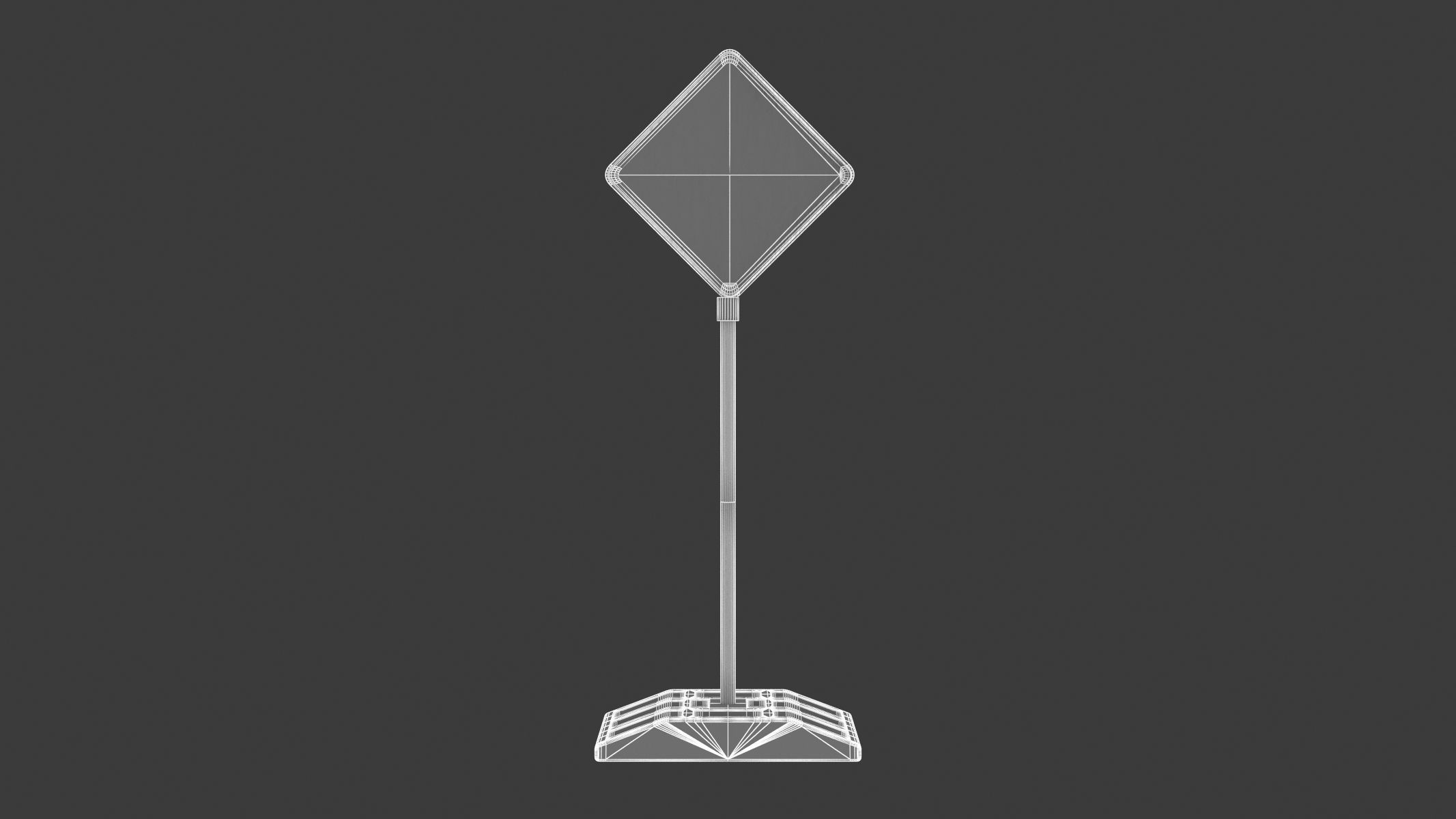 Street Sign 05 3D model_5