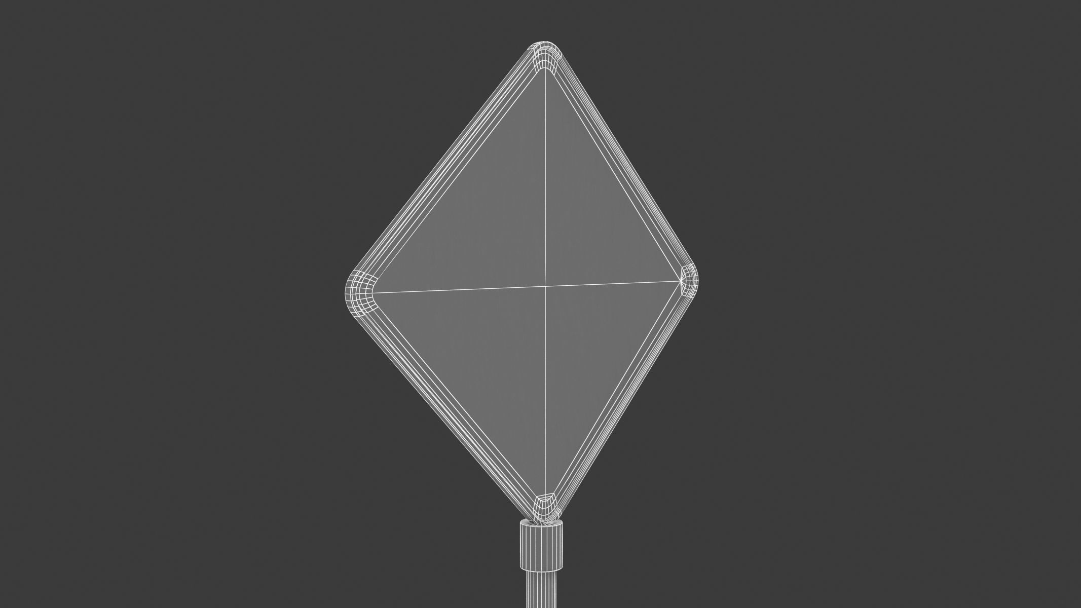 Street Sign 05 3D model_8