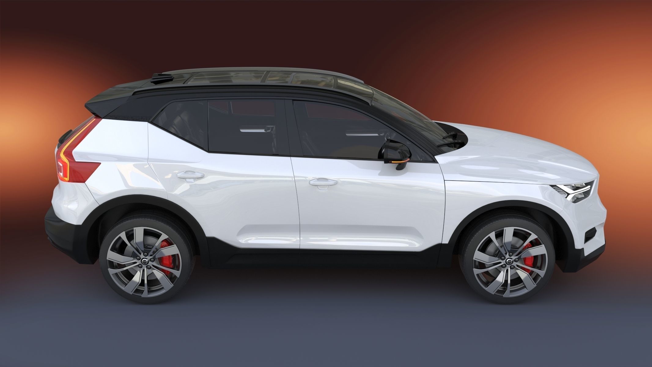 2020 Volvo XC40 Recharge 3D model_2
