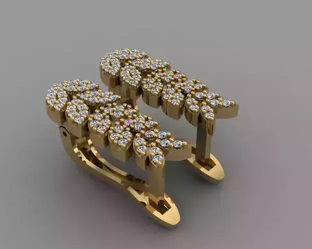 Y-121diamond earring