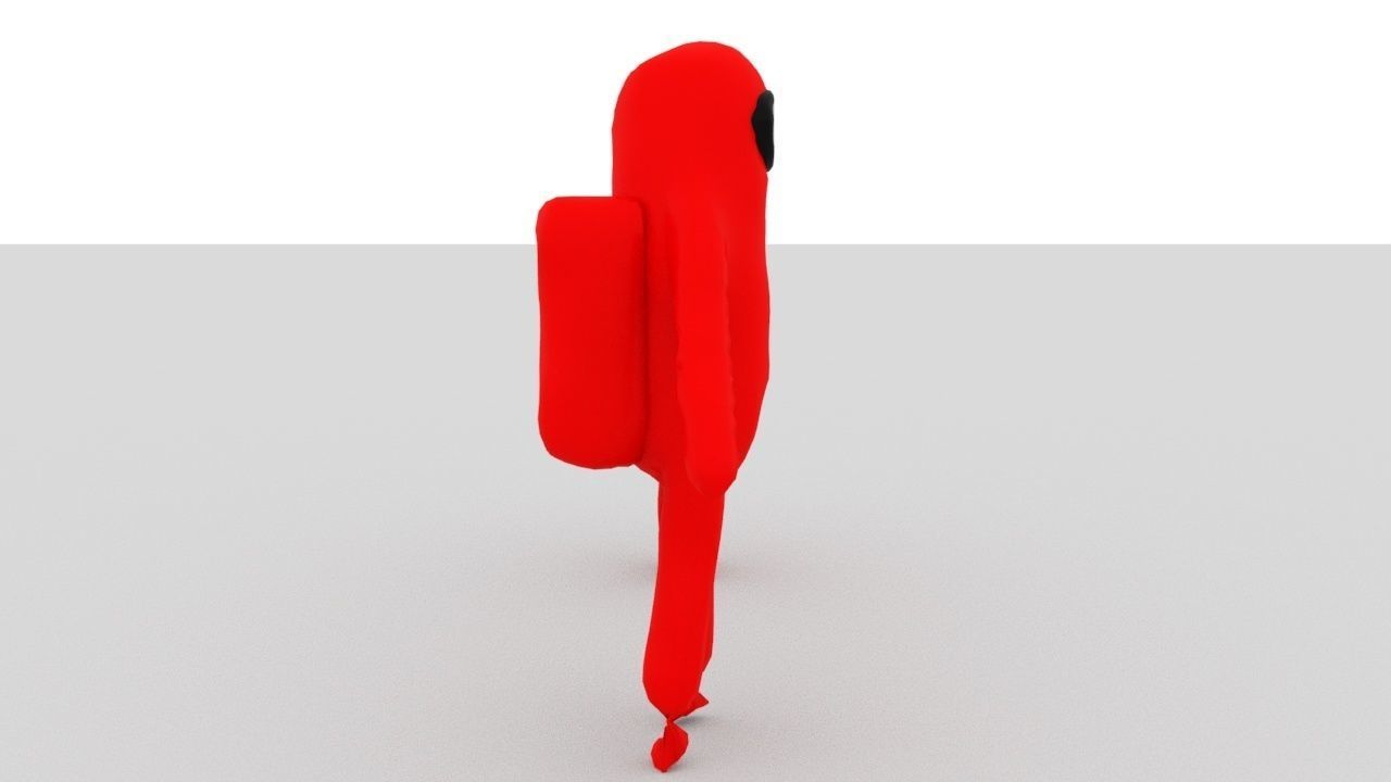 Among Us Realistic Crewmate 2 Rigs in 1 3D model_5