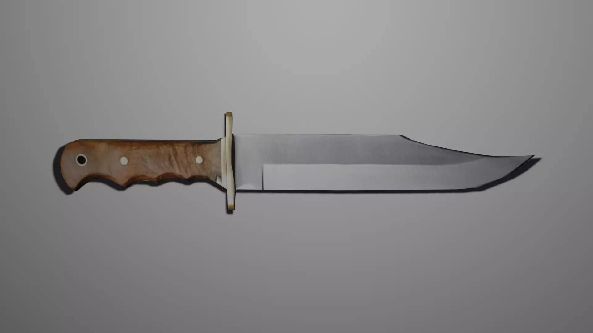Knife 3d Model Low Polly Free low-poly 3D model
