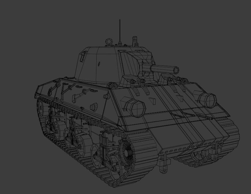 Nahuel DL 43 Low-poly 3D model_10