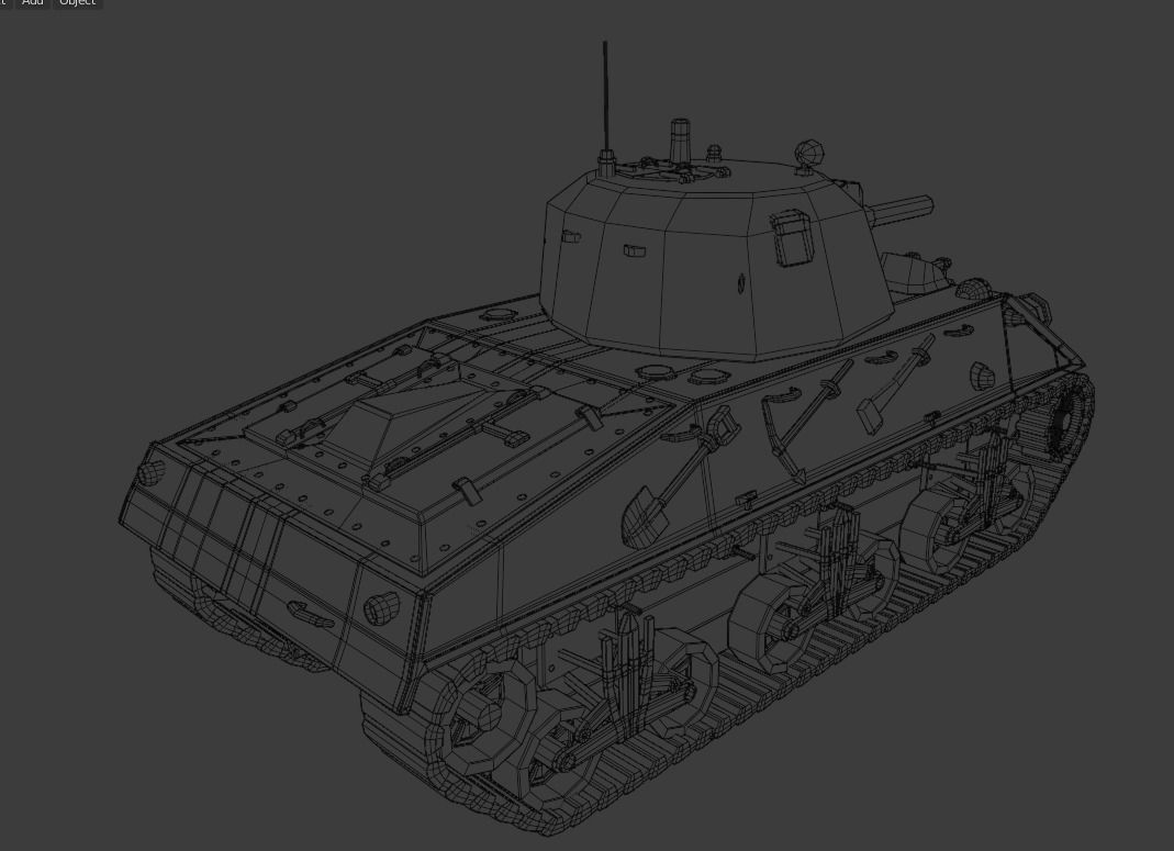 Nahuel DL 43 Low-poly 3D model_2