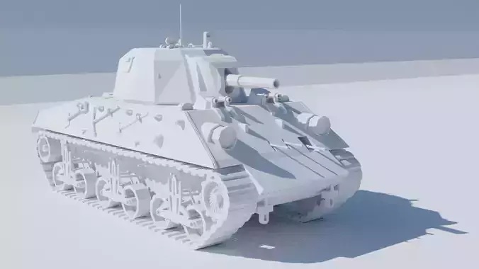  Nahuel DL 43 Low-poly 3D model