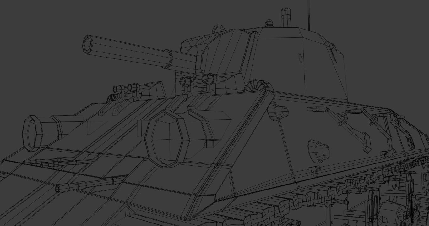 Nahuel DL 43 Low-poly 3D model_18