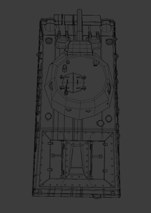 Nahuel DL 43 Low-poly 3D model_12