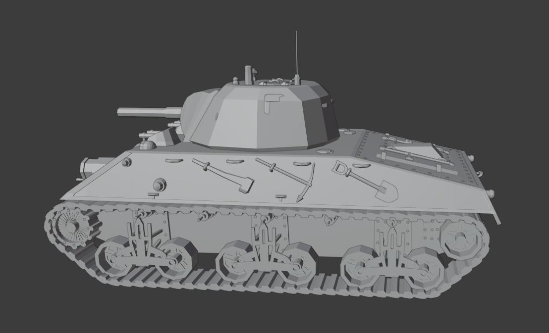 Nahuel DL 43 Low-poly 3D model_7