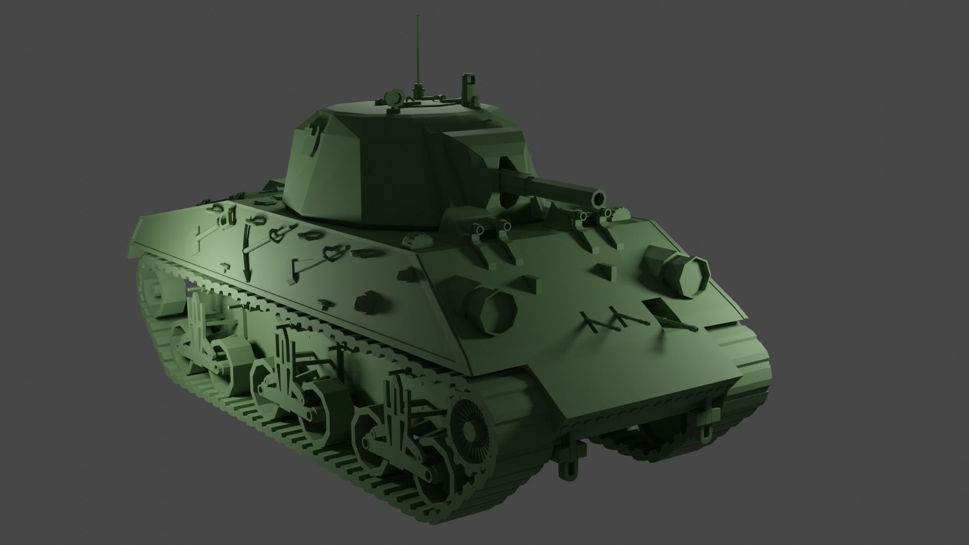 Nahuel DL 43 Low-poly 3D model_3