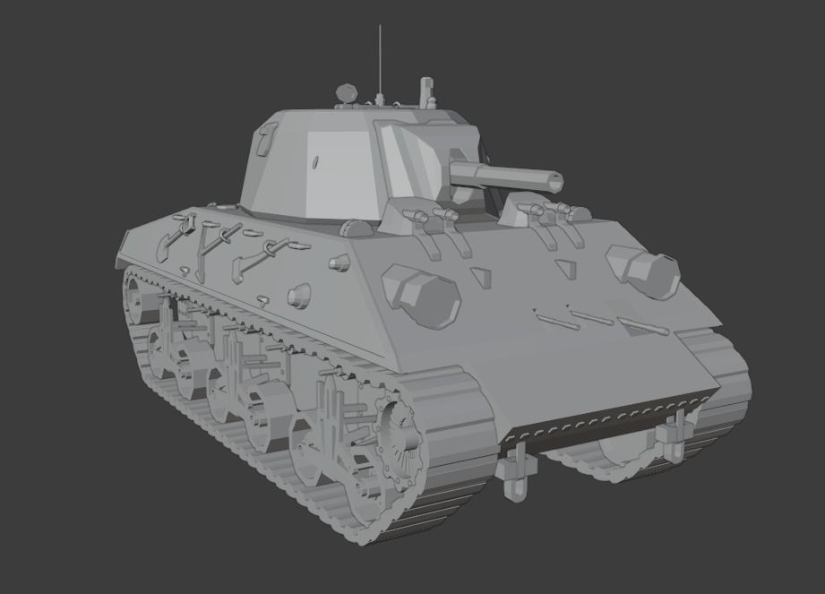 Nahuel DL 43 Low-poly 3D model_9