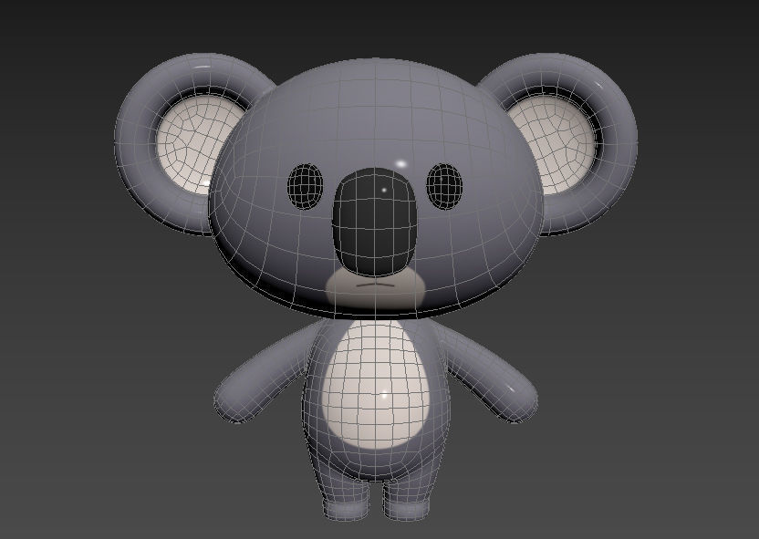 Character019 Koala 3D model_12