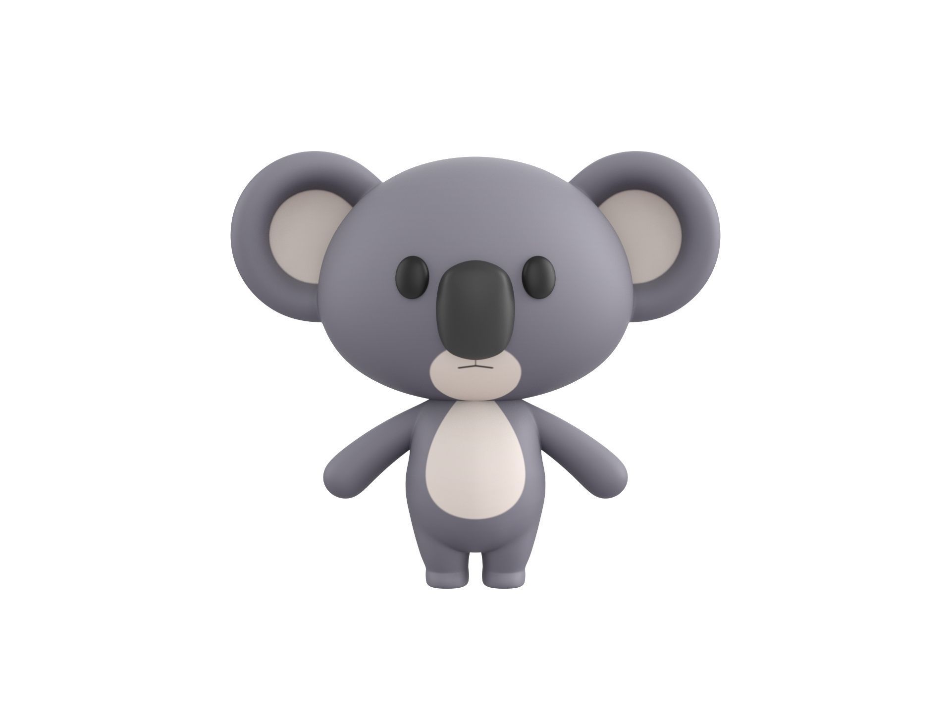 Character019 Koala 3D model_1