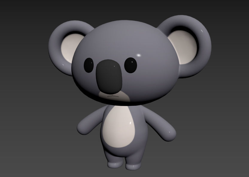 Character019 Koala 3D model_9
