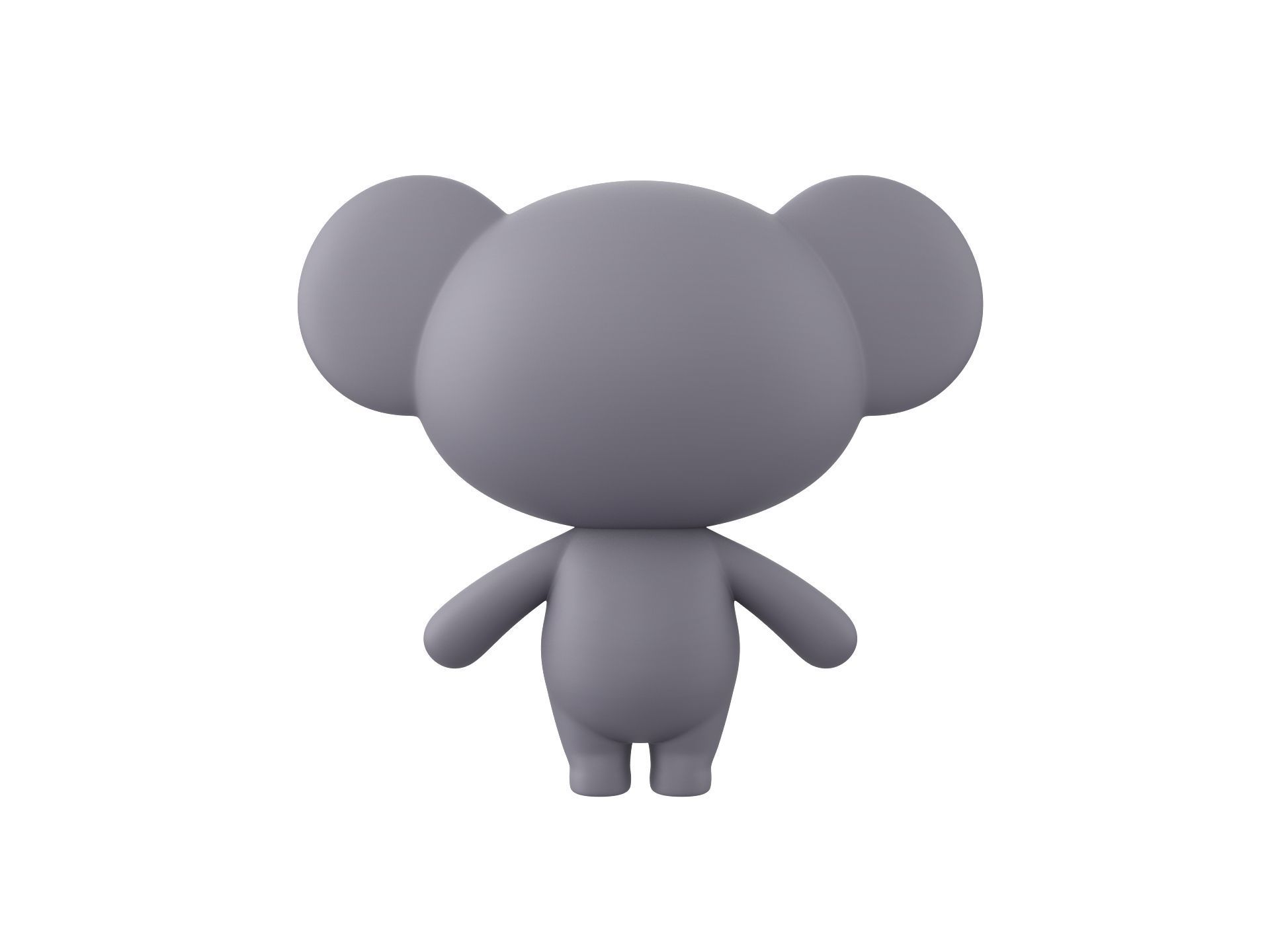 Character019 Koala 3D model_5