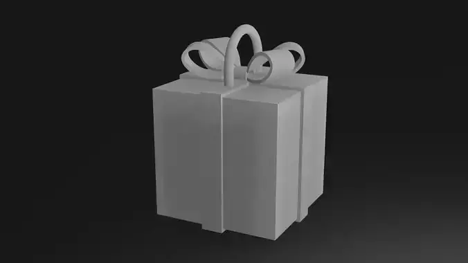 Christmas gift pendant 3D print model