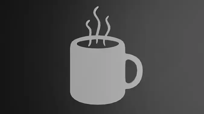 Mug pendant 3D print model