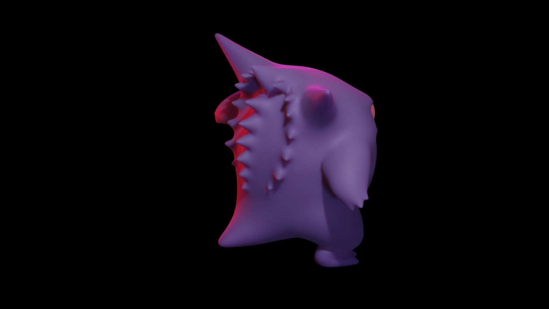 Genga Pokemon 3D print model_2