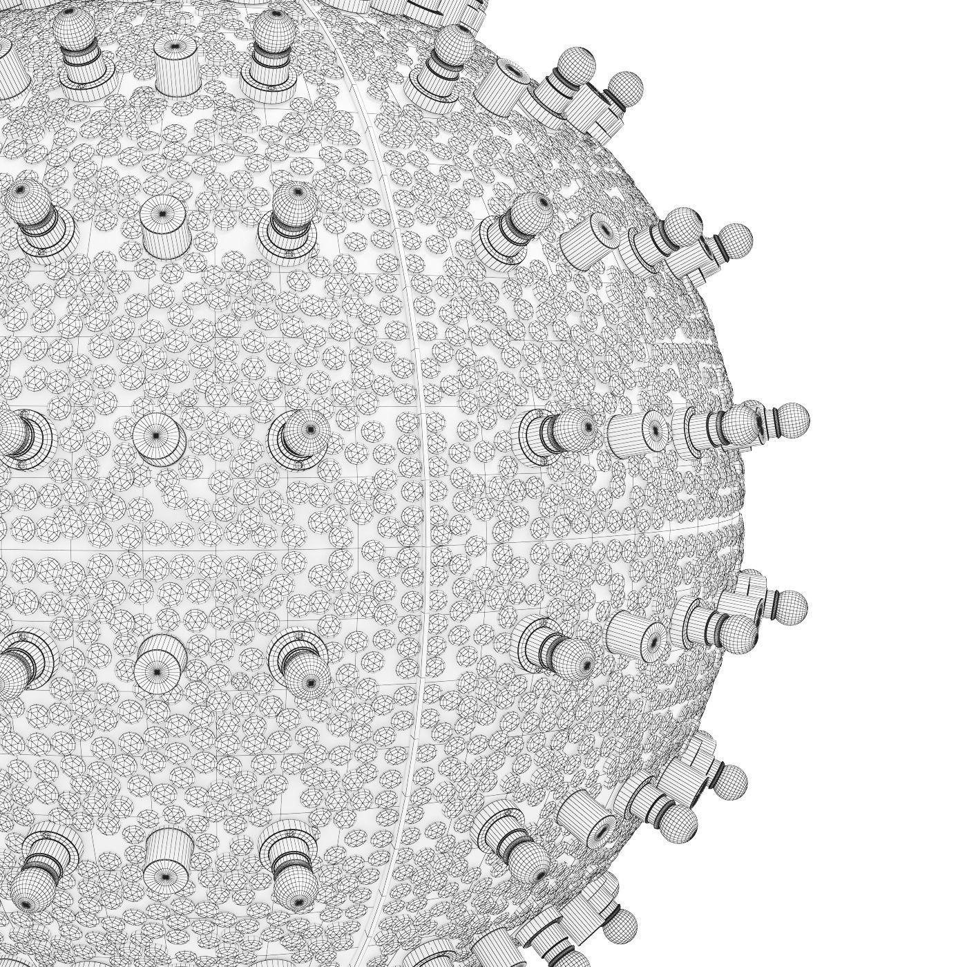 Christmas One Times Square ball 3D model_4