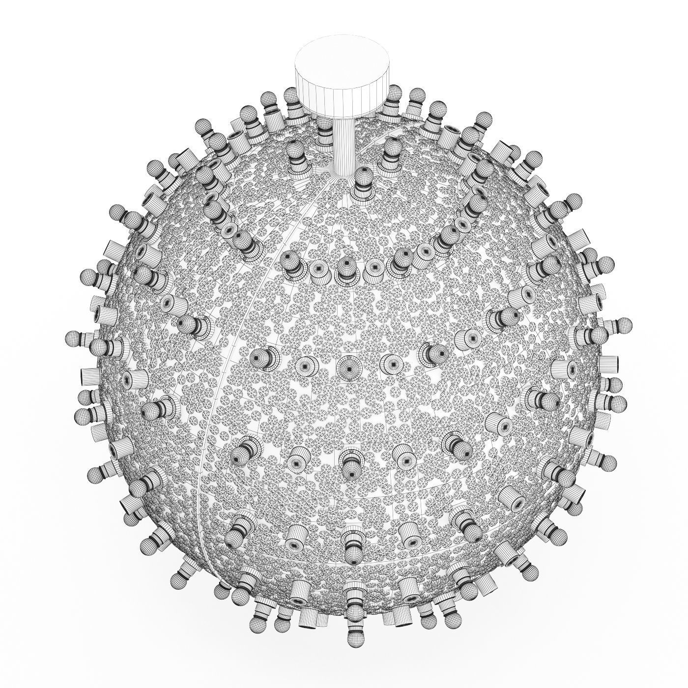 Christmas One Times Square ball 3D model_3