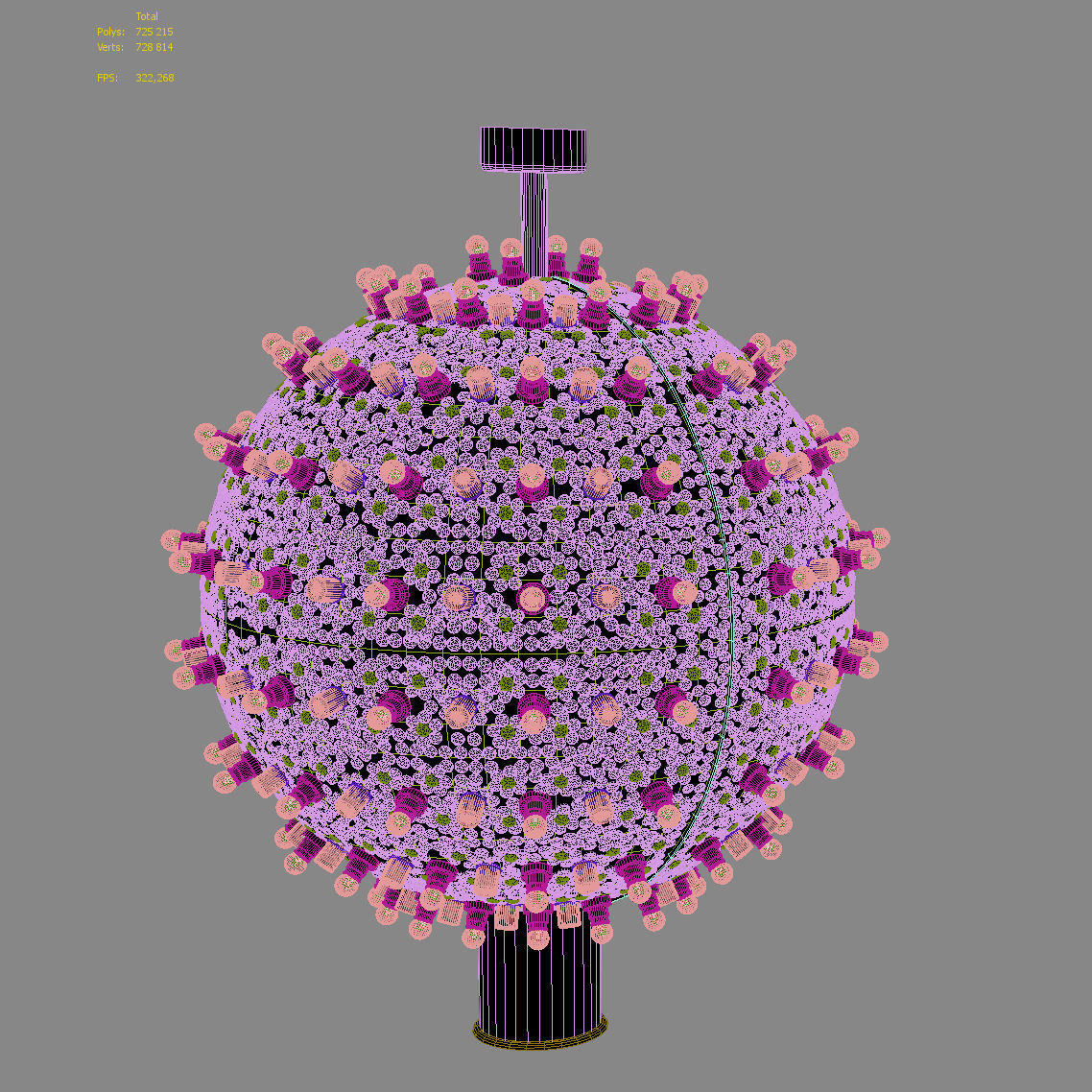 Christmas One Times Square ball 3D model_5