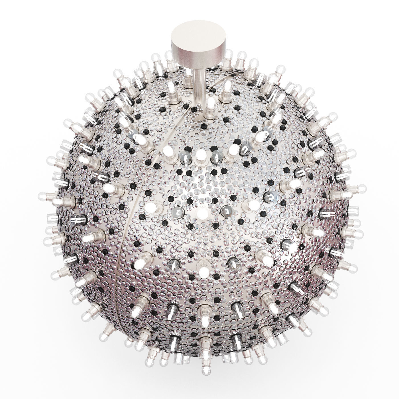 Christmas One Times Square ball 3D model_2