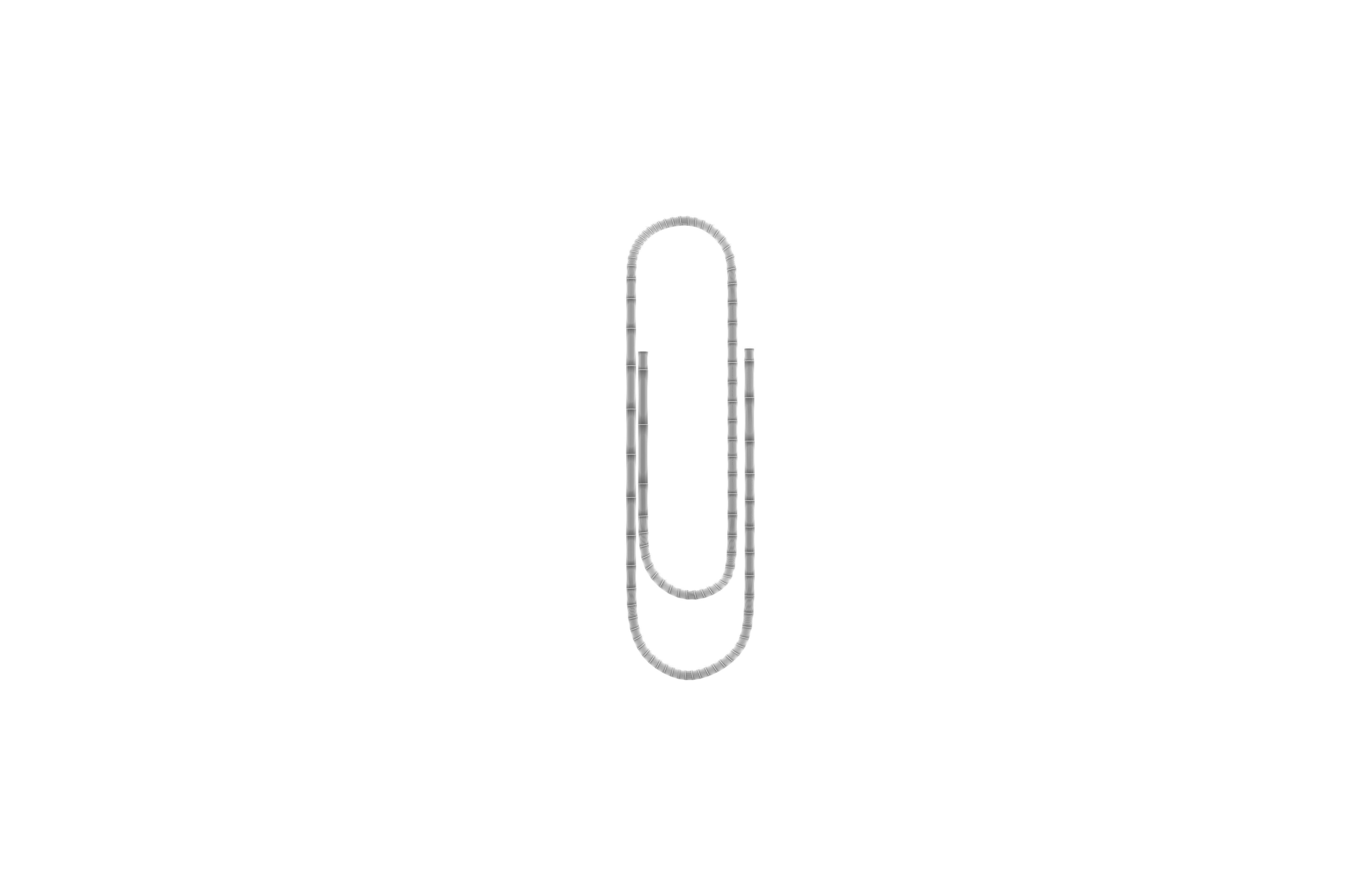 Paperclip v1 001 Low-poly 3D model_6