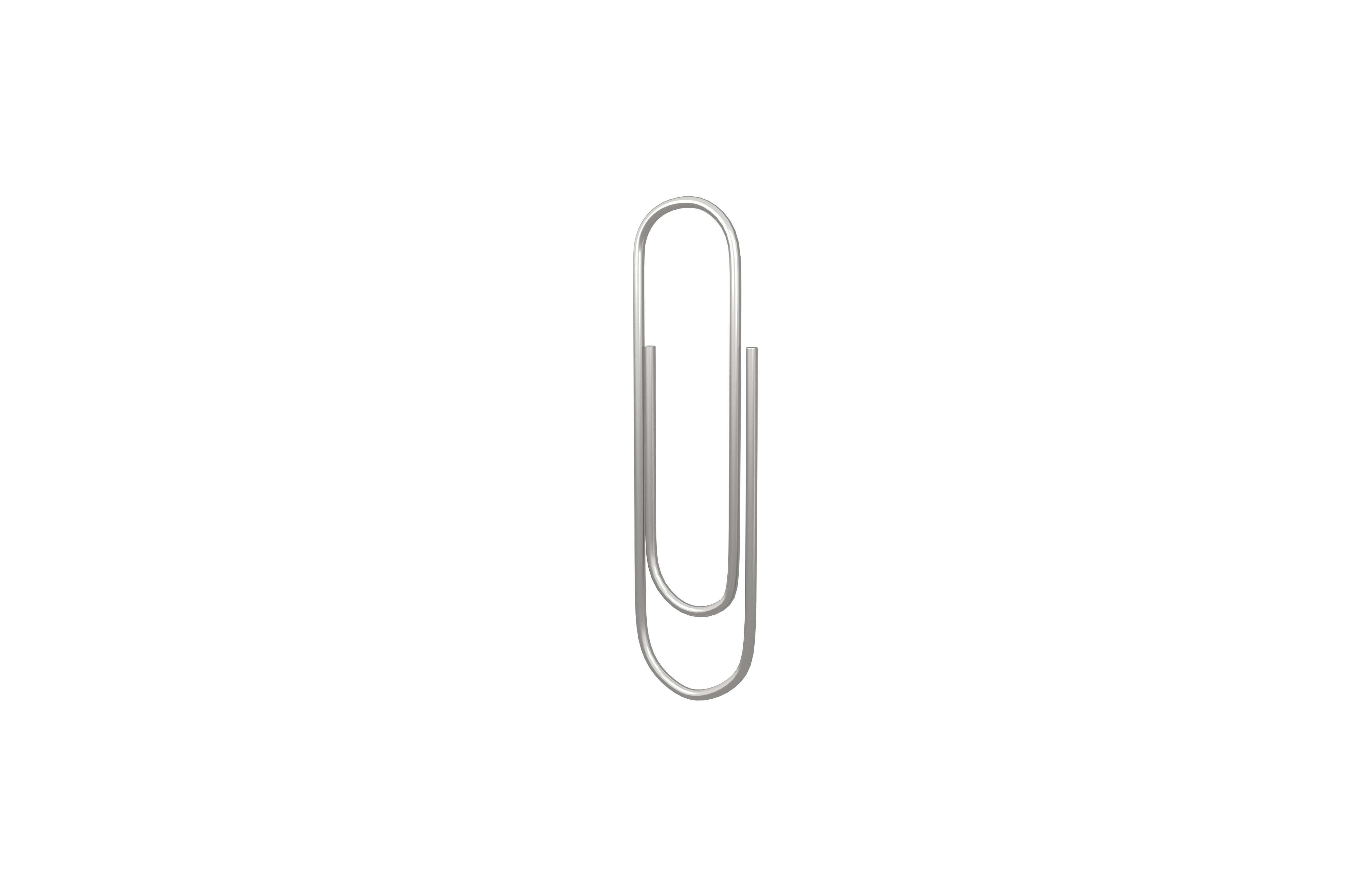 Paperclip v1 001 Low-poly 3D model_2