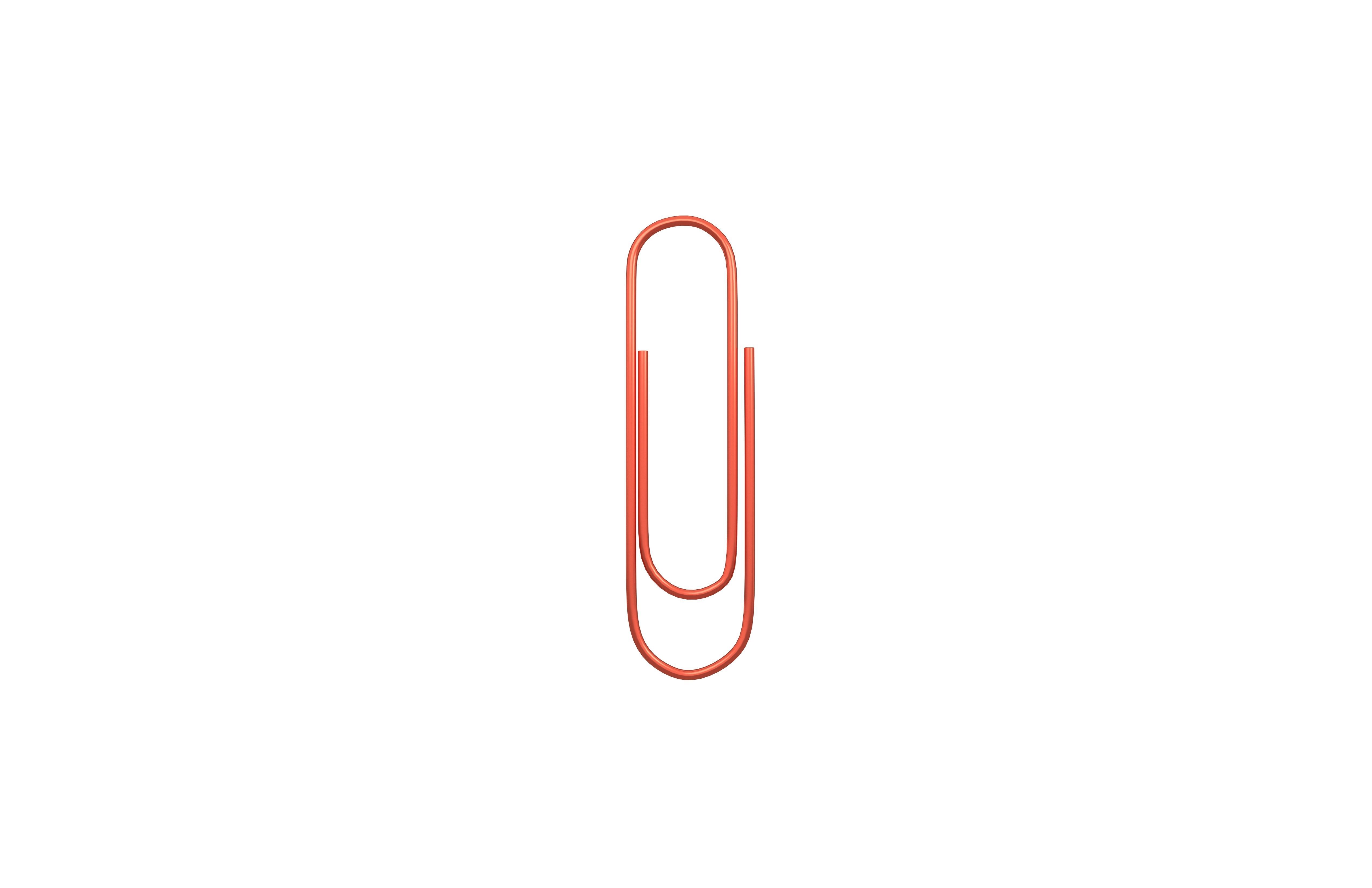 Paperclip v1 007 Low-poly 3D model_1