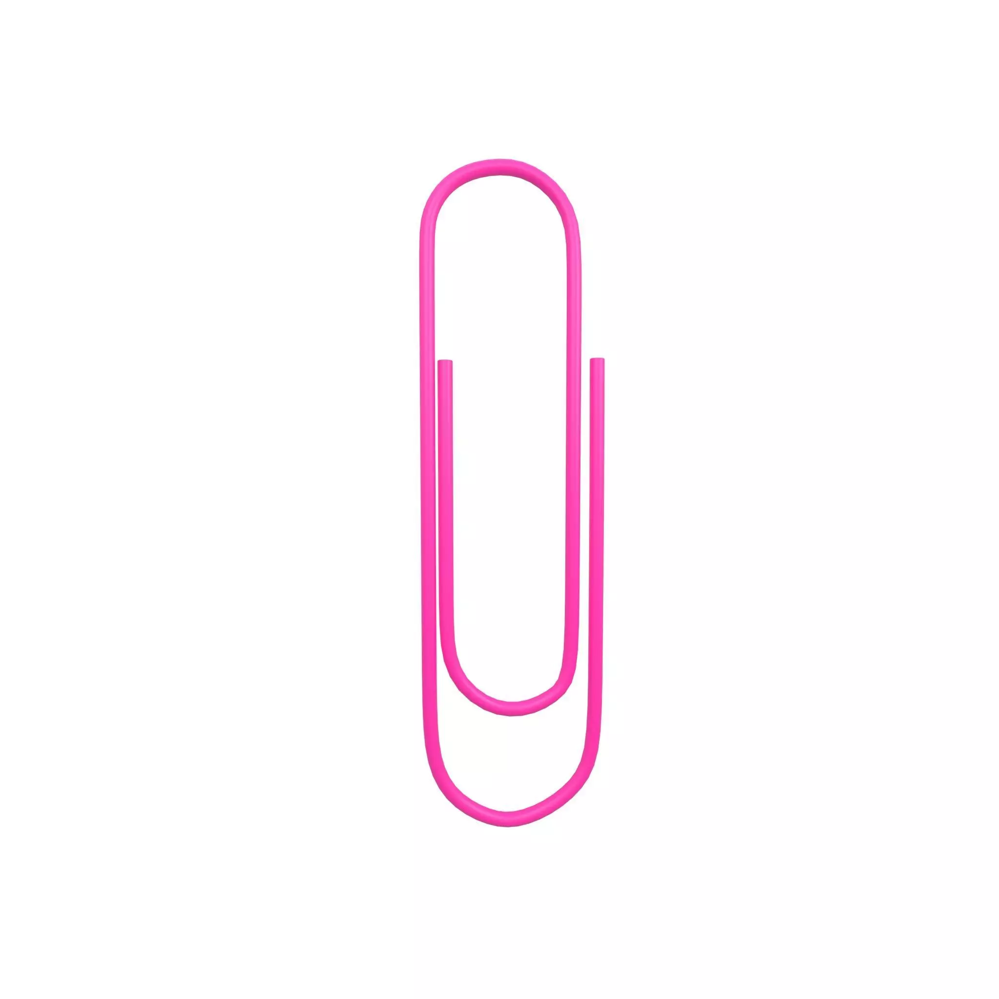Paperclip v1 009 Low-poly 3D model_0
