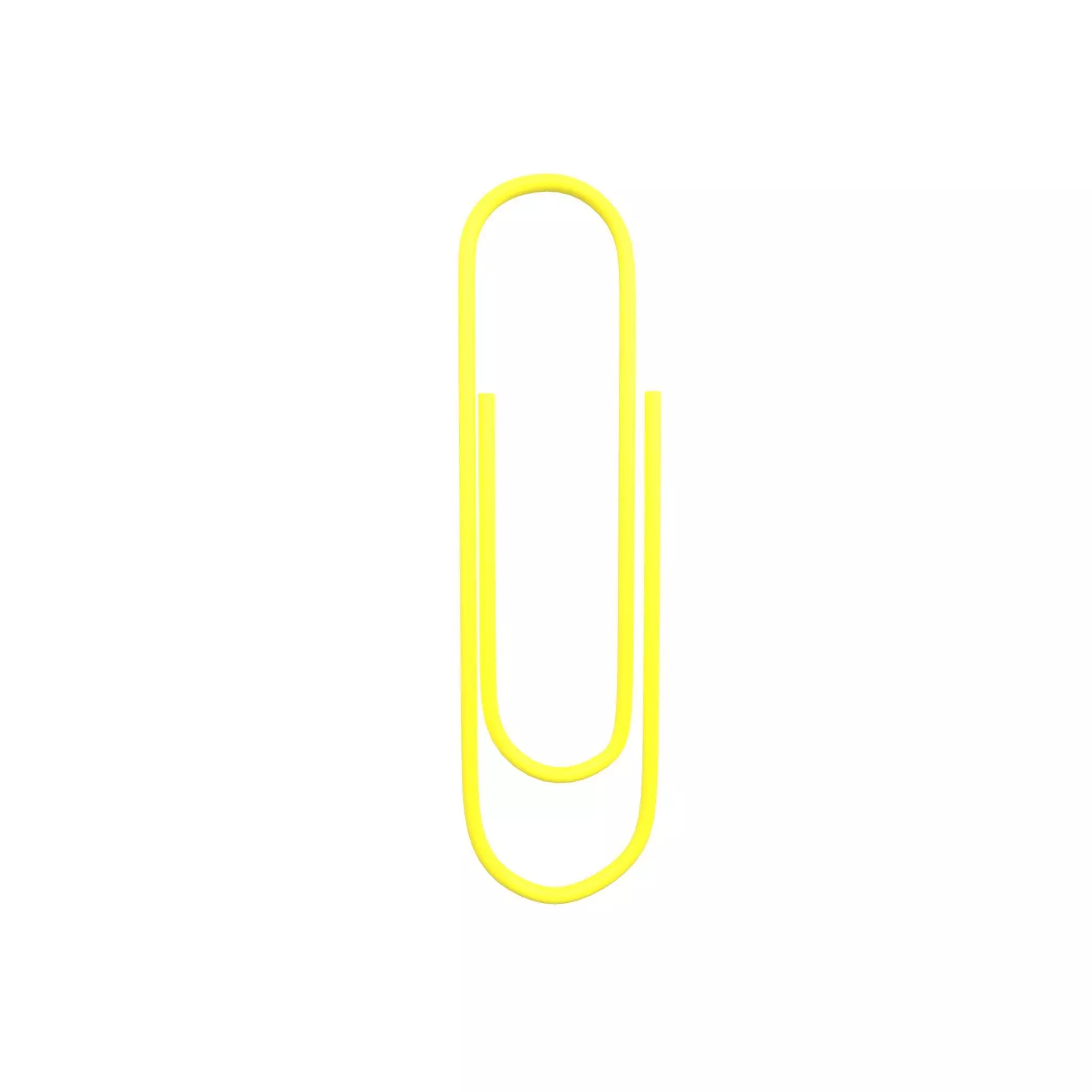 Paperclip v1 010 Low-poly 3D model_0