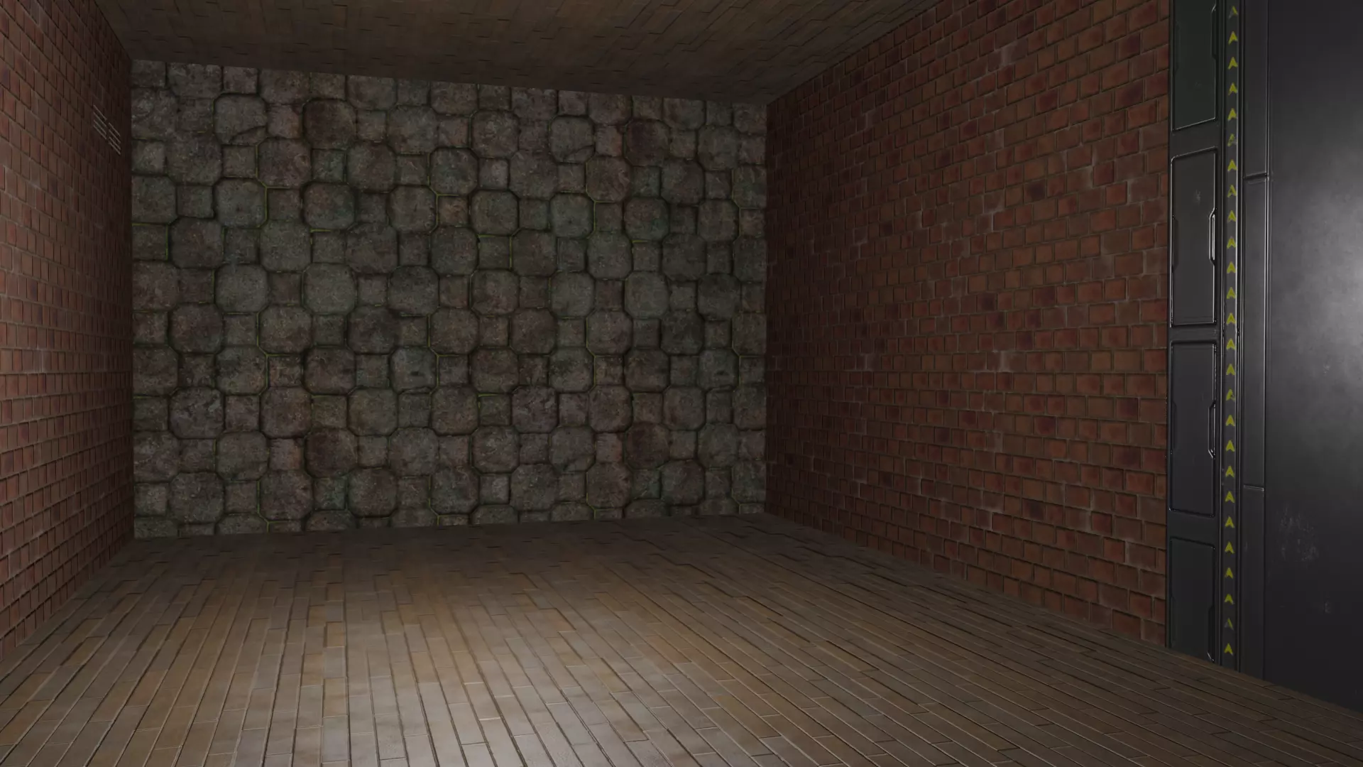 Warehouse Rooms - Low Poly Low-poly 3D model