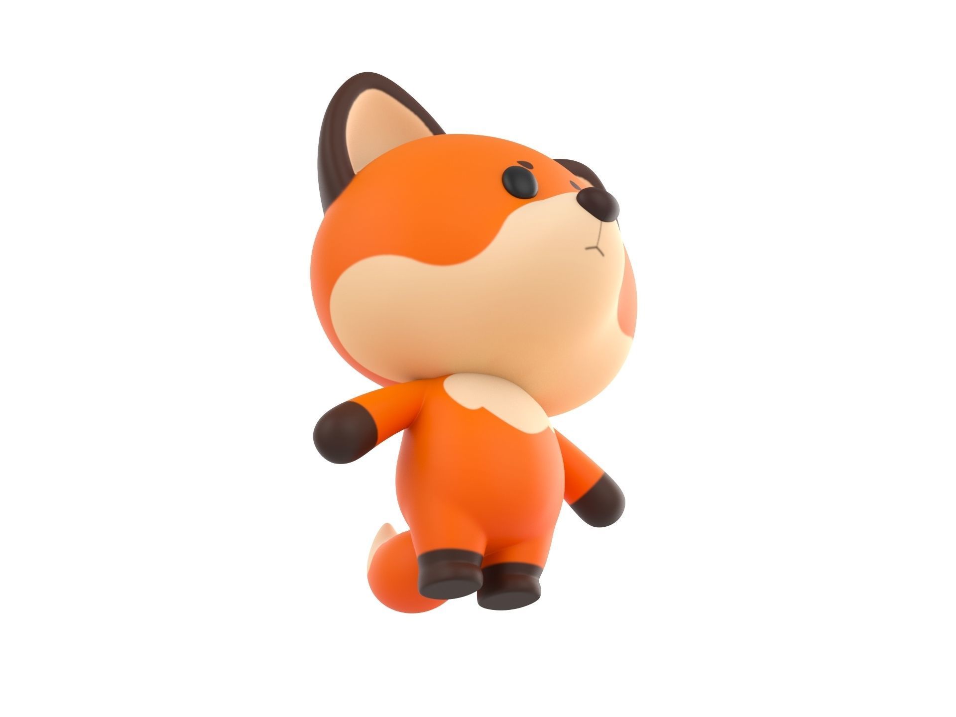 Character020 Fox 3D model_2