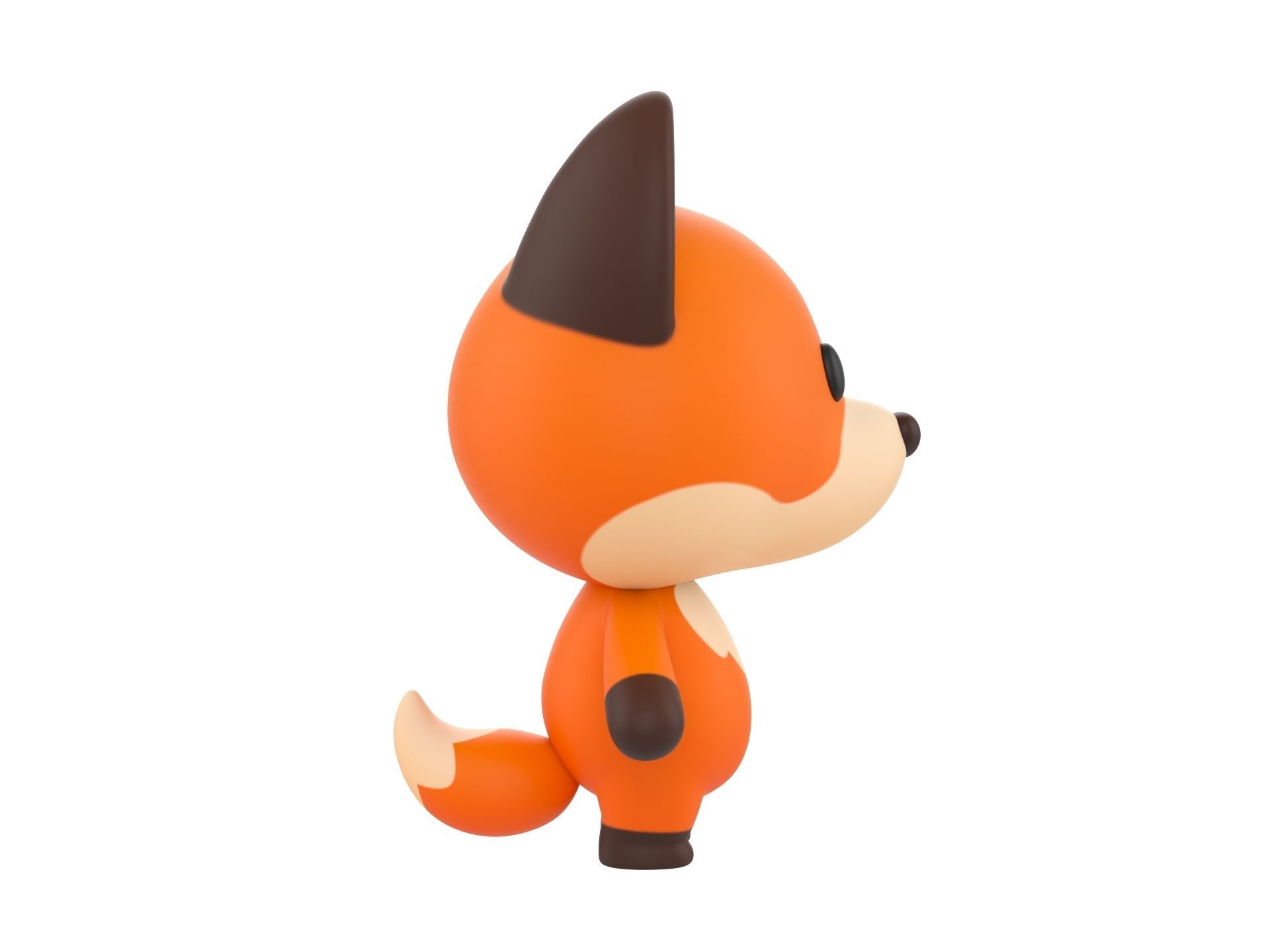 Character020 Fox 3D model_3