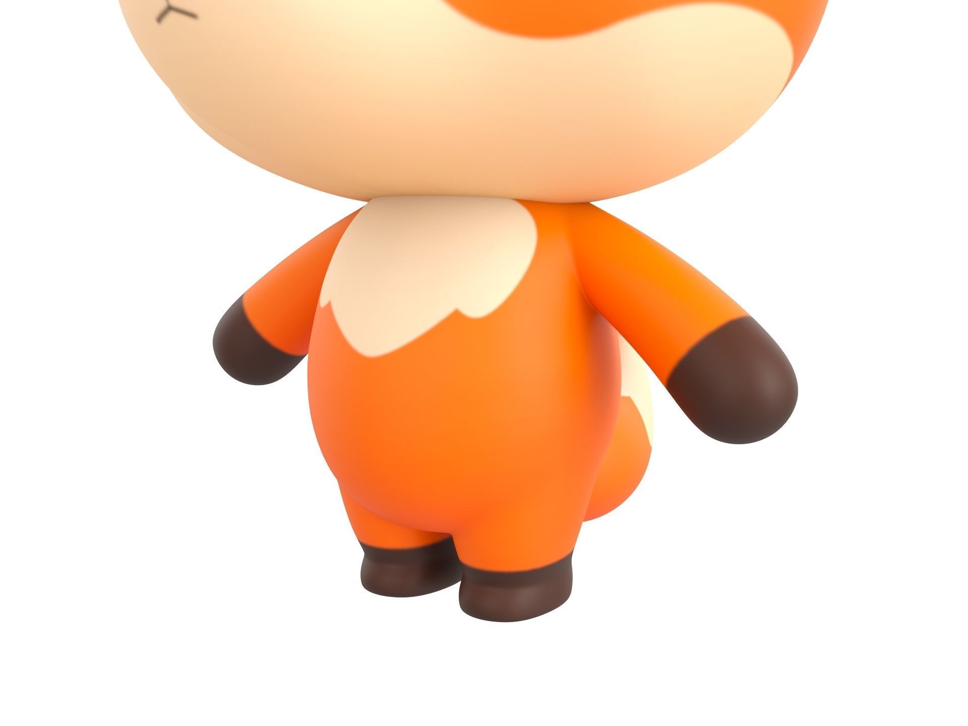 Character020 Fox 3D model_8